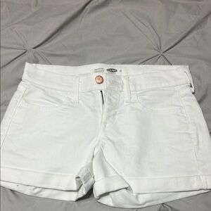 Women's White Denim Shorts